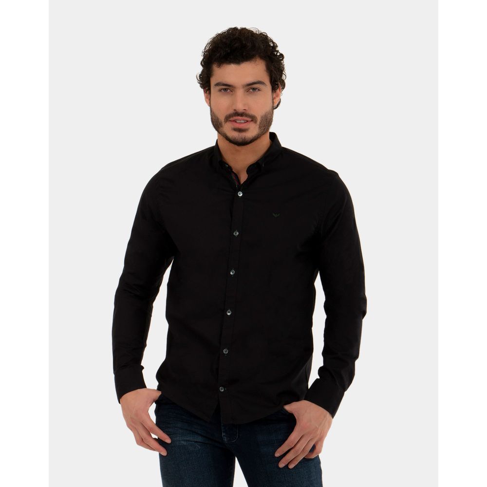 Oxford Jeans | Camisa para hombre manga larga unicolor