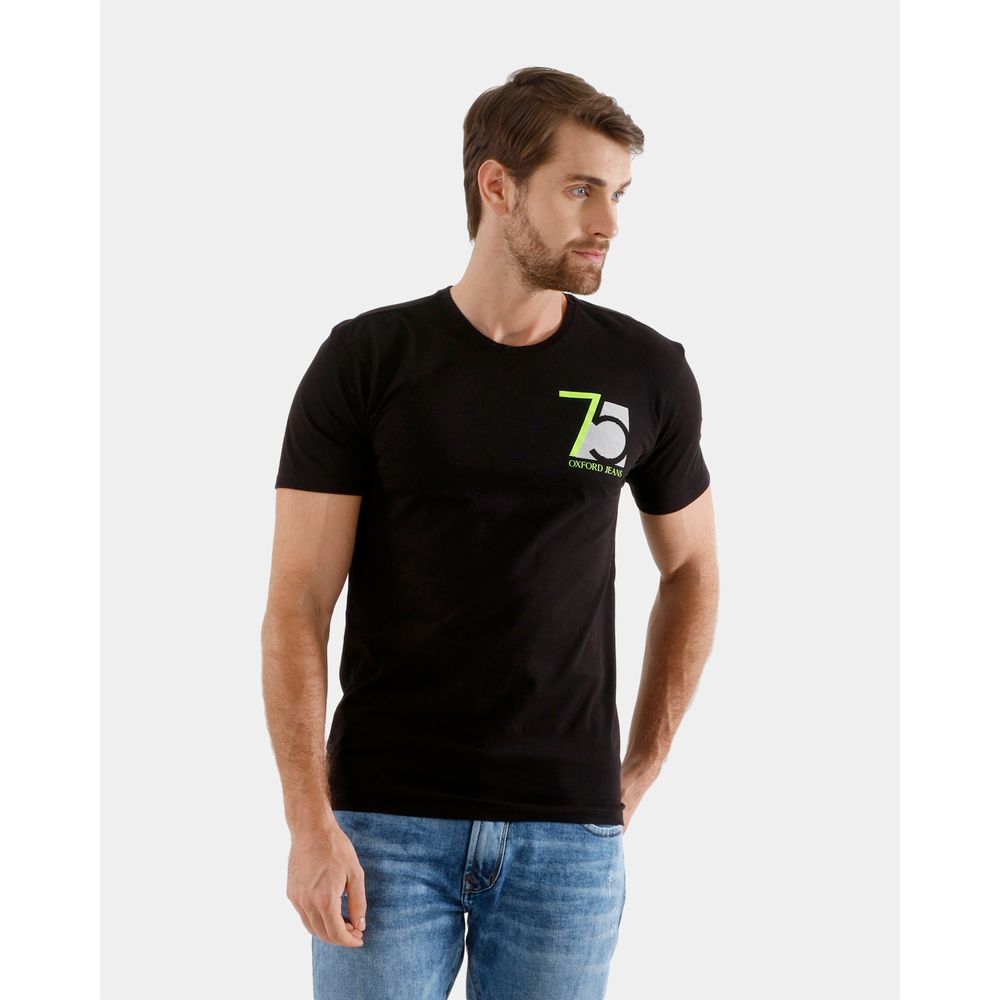 Camisa De Mezclilla Con Estampado Toile Iconographe para Hombre en Negro