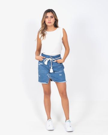 Short Jeans Feminino Cintura Baixa Ana Clara Oppnus - 112010000002