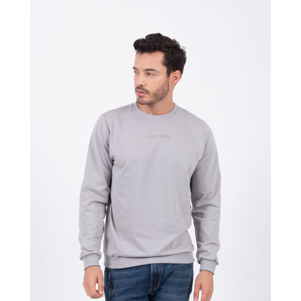 Buzo hombre gris sale