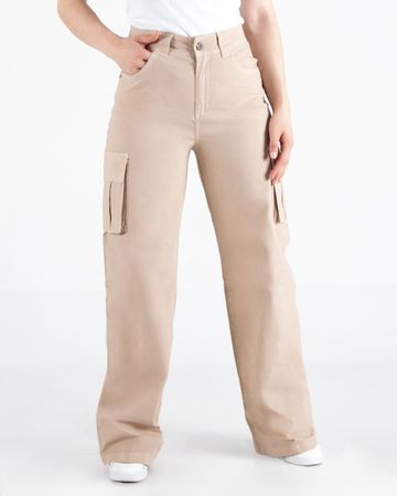 Pantalon Cargo Mujer Beige - Andino Outfitters