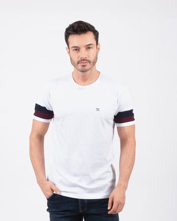 CAMISETA HOMBRE BASICA PREMIUM BLANCA – MECANICO JEANS